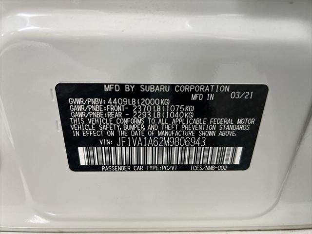 2021 Subaru WRX Base