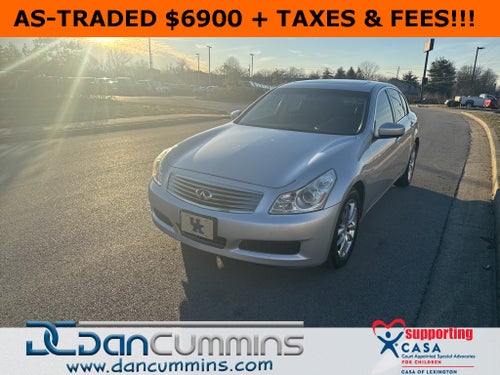 2009 INFINITI G37 X
