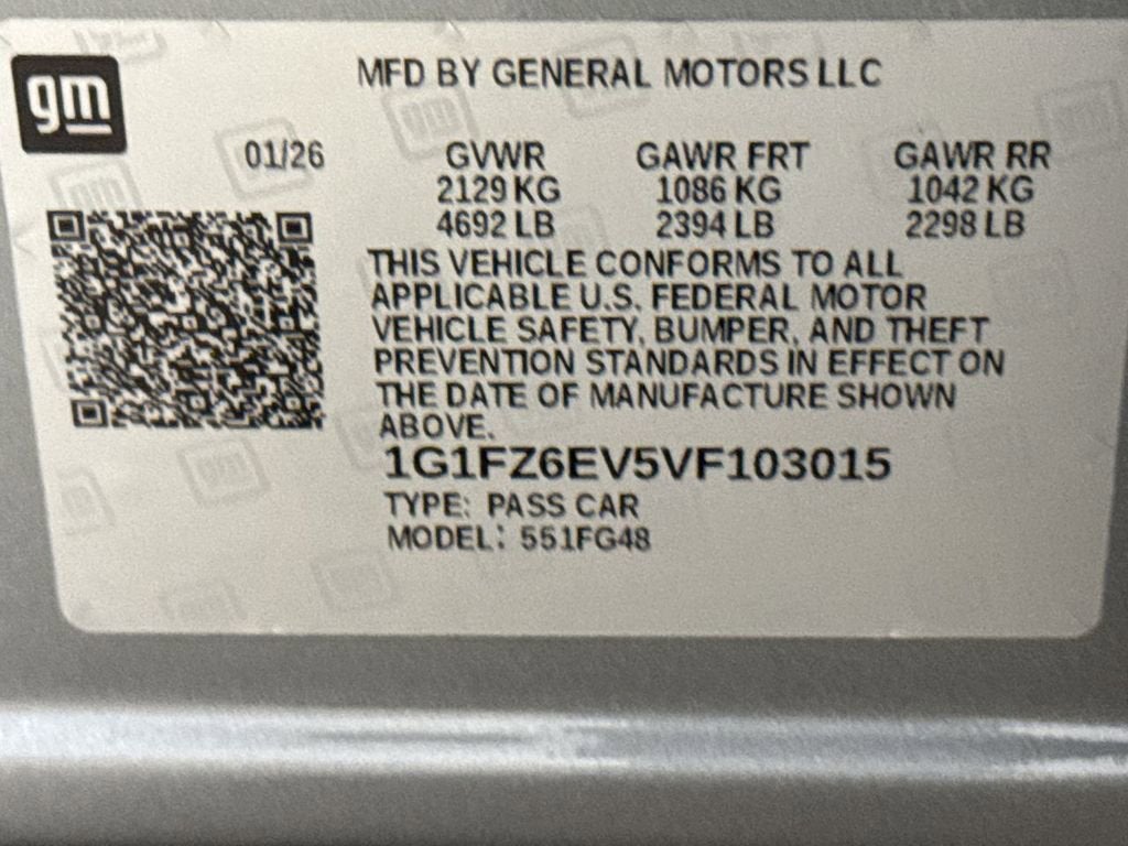 2027 Chevrolet Bolt RS