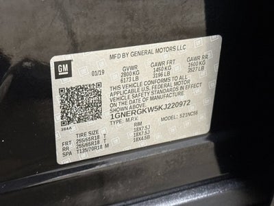 2019 Chevrolet Traverse LT Cloth