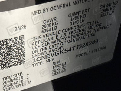 2026 Chevrolet Traverse LT