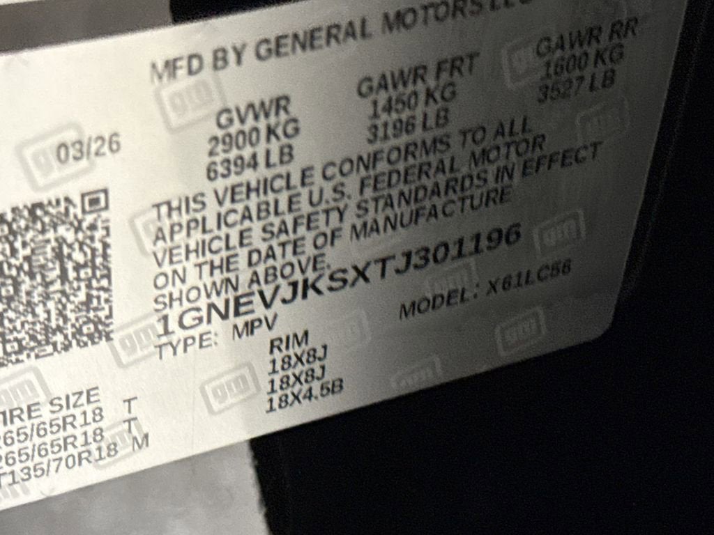 2026 Chevrolet Traverse Z71