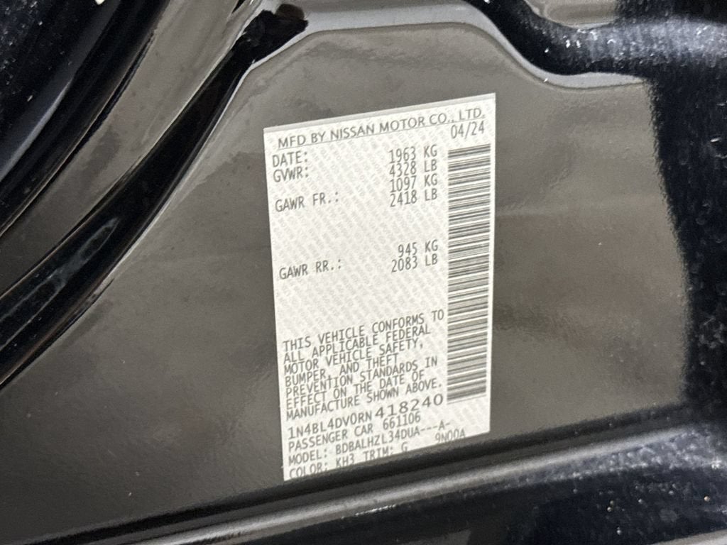 2024 Nissan Altima 2.5 SV