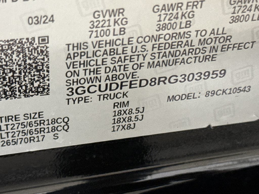 2024 Chevrolet Silverado 1500 LT Trail Boss