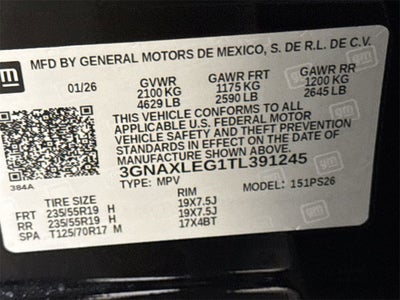 2026 Chevrolet Equinox RS