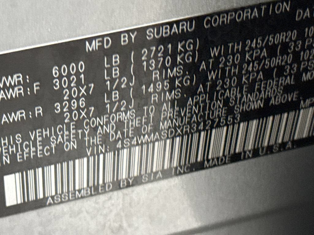 2024 Subaru Ascent Limited