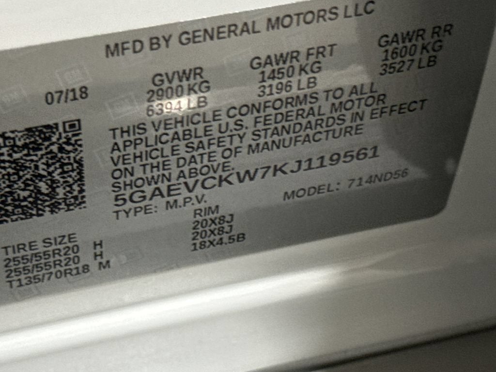 2019 Buick Enclave Avenir