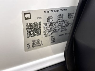2026 Chevrolet Trax 2RS