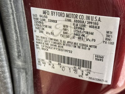 2003 Ford F-250SD Lariat