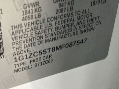 2021 Chevrolet Malibu LS