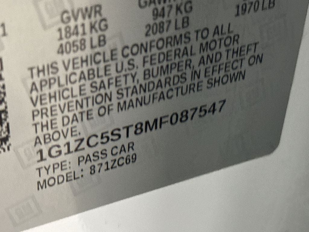 2021 Chevrolet Malibu LS