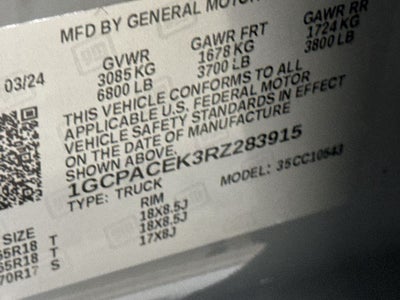 2024 Chevrolet Silverado 1500 LT