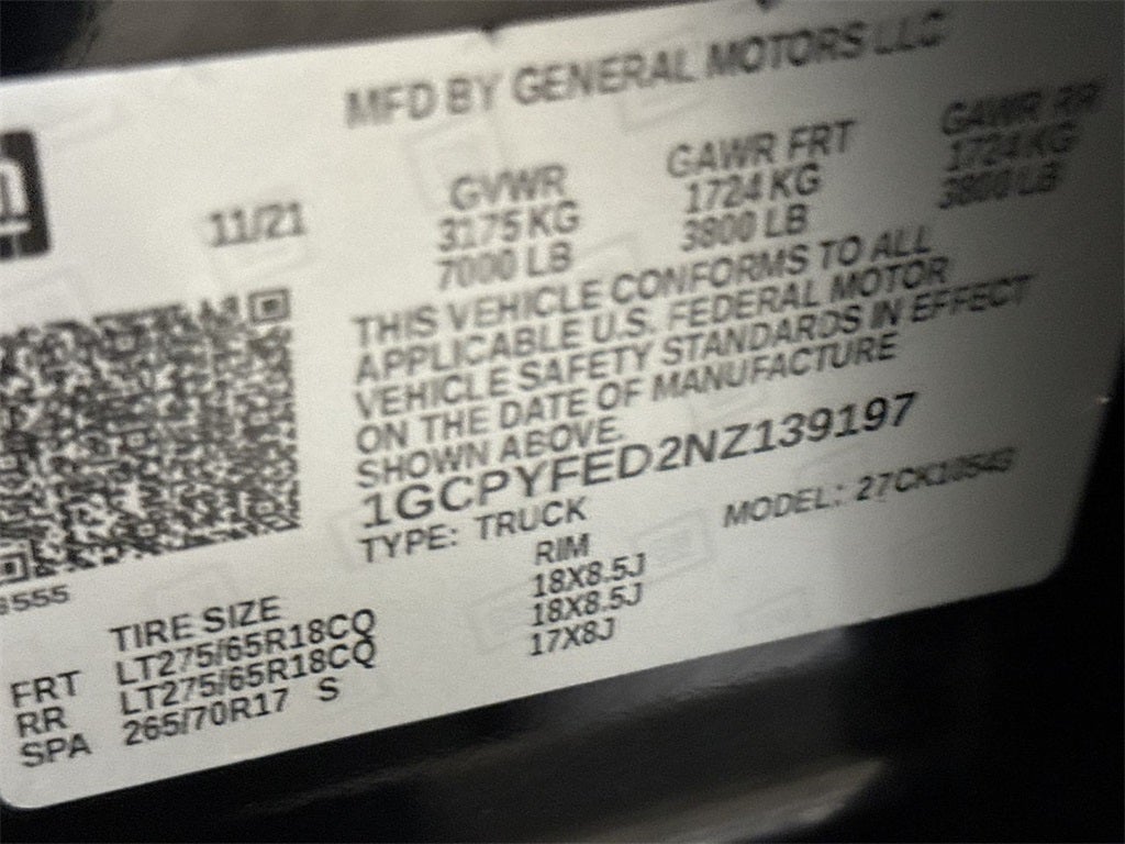 2022 Chevrolet Silverado 1500 LTD LT Trail Boss