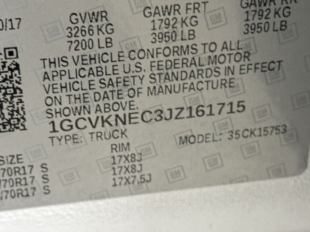 2018 Chevrolet Silverado 1500 WT