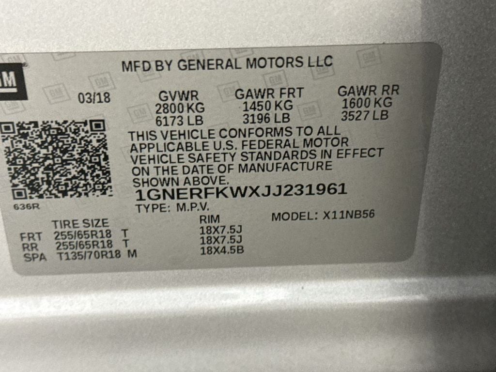 2018 Chevrolet Traverse LS