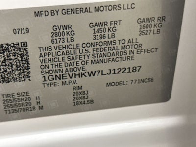 2020 Chevrolet Traverse 3LT