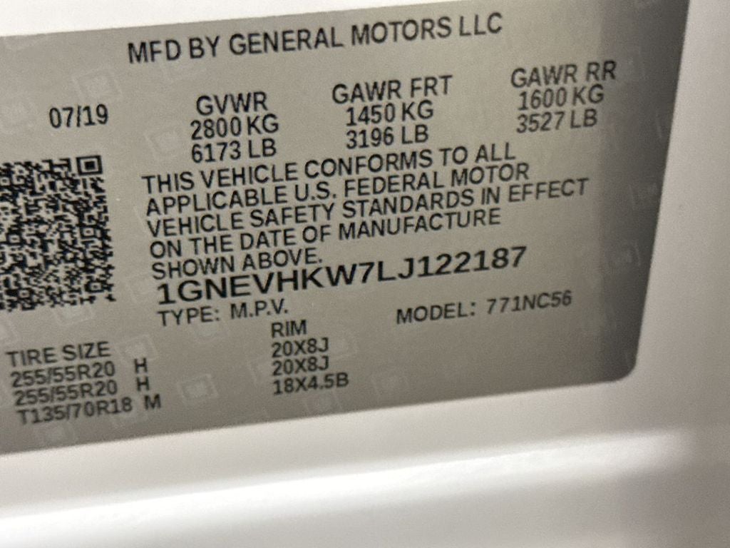 2020 Chevrolet Traverse 3LT