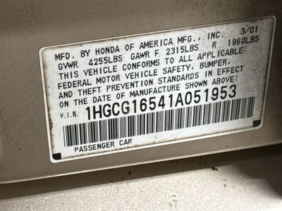 2001 Honda Accord EX-L