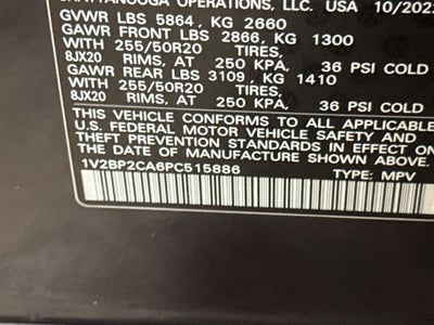 2023 Volkswagen Atlas 2.0T SEL