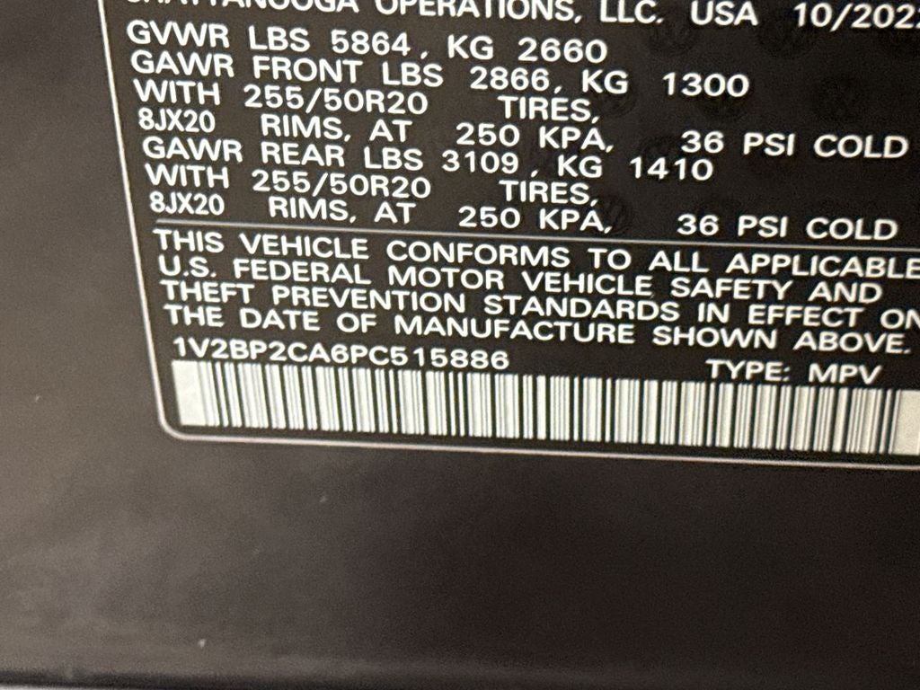 2023 Volkswagen Atlas 2.0T SEL