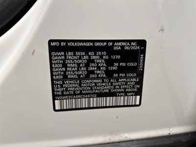 2024 Volkswagen Atlas Cross Sport 2.0T SE w/Technology
