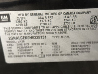 2017 Chevrolet Equinox LT