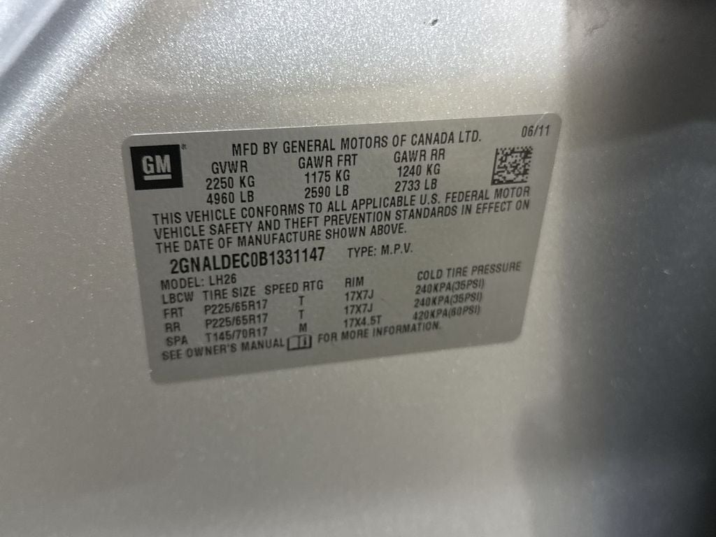 2011 Chevrolet Equinox LT