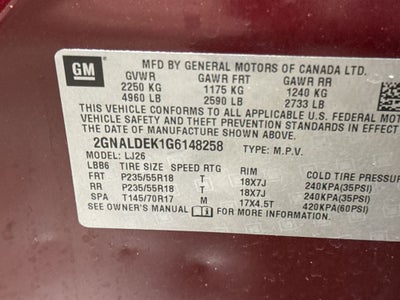 2016 Chevrolet Equinox LTZ