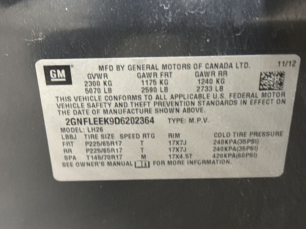 2013 Chevrolet Equinox LT