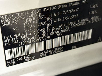 2022 Toyota RAV4 XLE