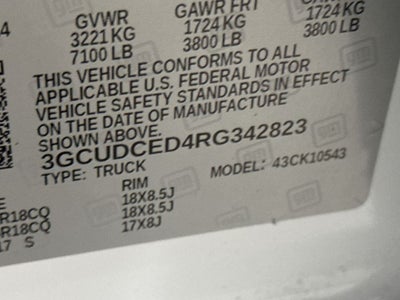 2024 Chevrolet Silverado 1500 Custom Trail Boss