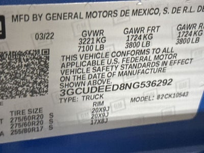 2022 Chevrolet Silverado 1500 RST