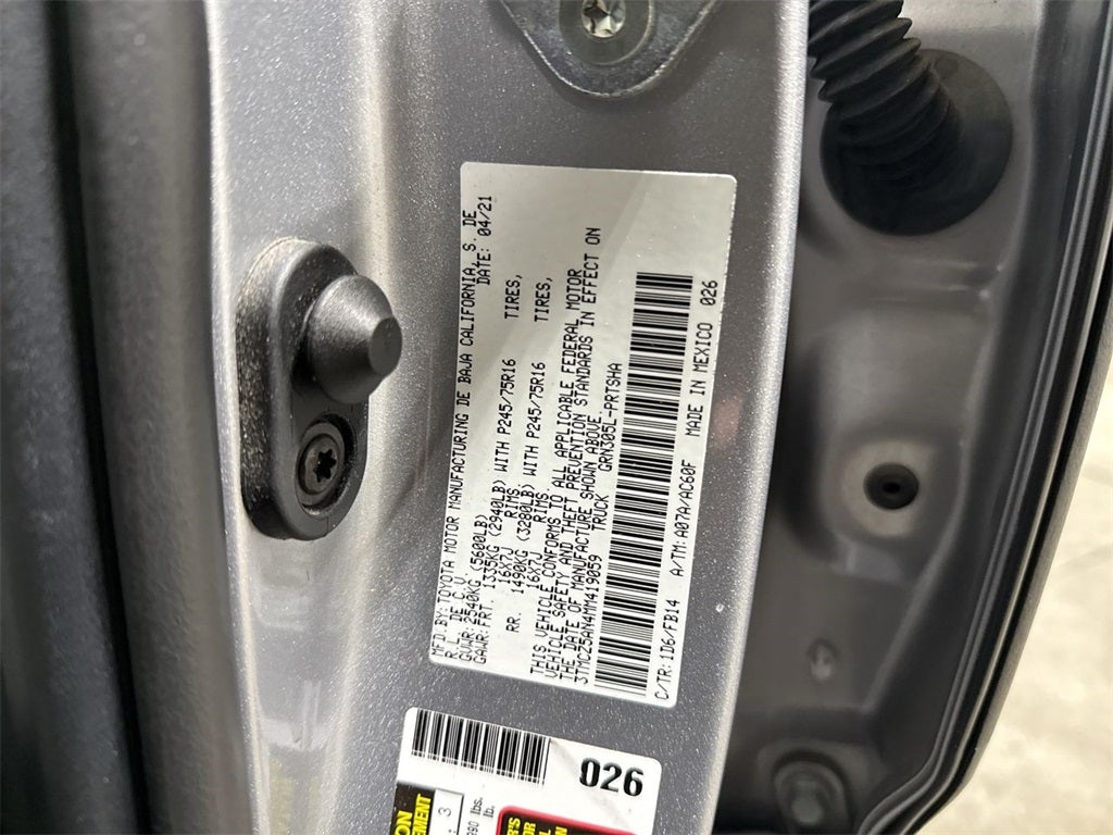 2021 Toyota Tacoma SR 4x4