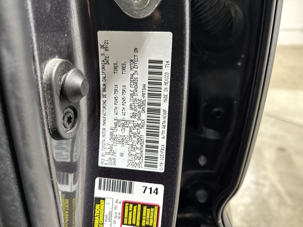 2021 Toyota Tacoma SR