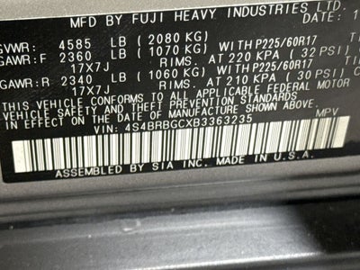 2011 Subaru Outback 2.5i Premium