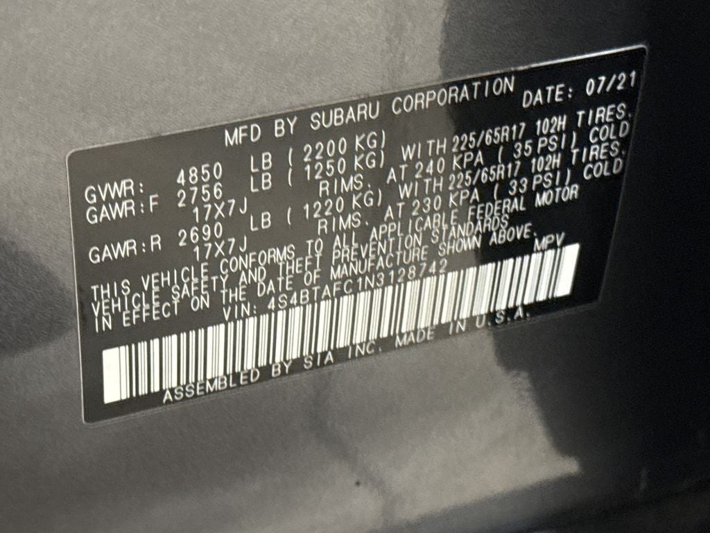 2022 Subaru Outback Premium