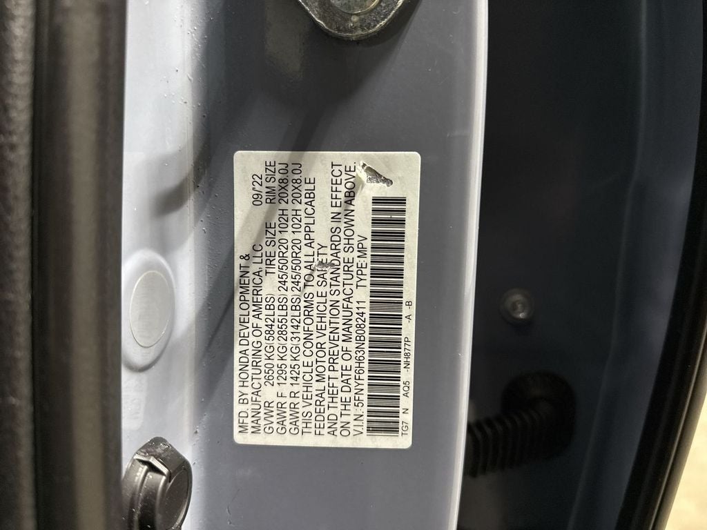 2022 Honda Pilot Touring