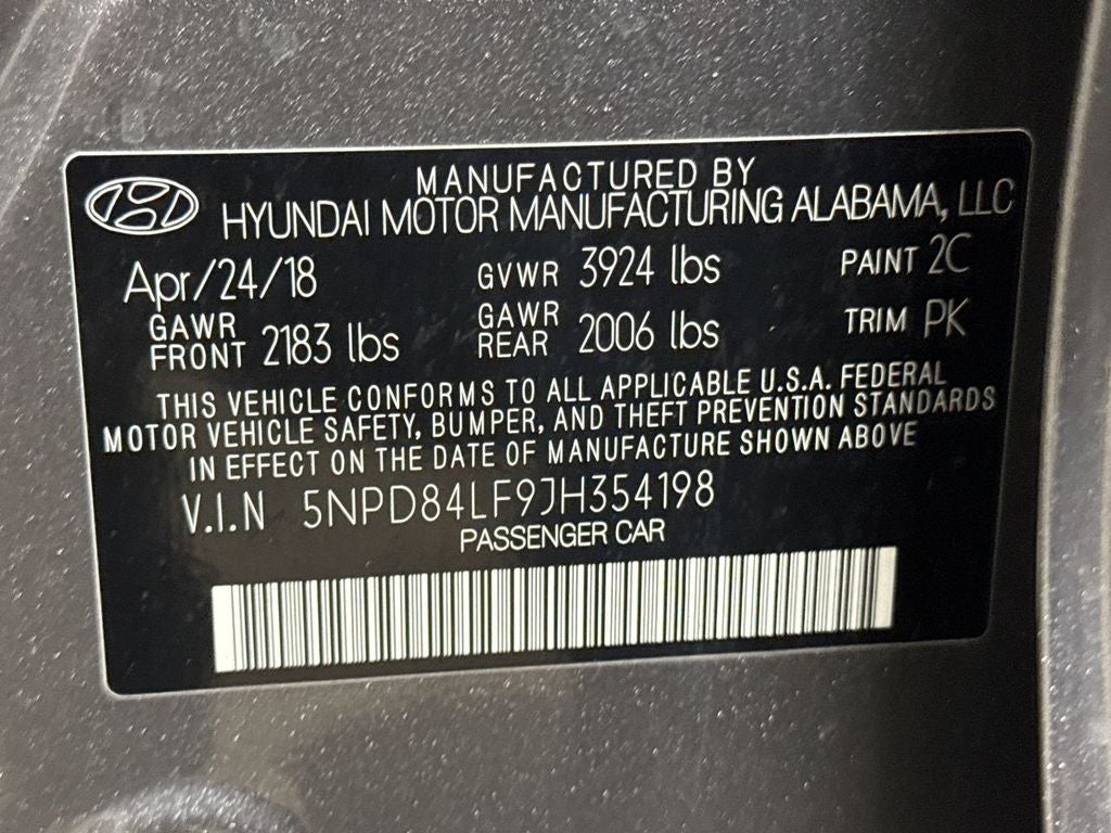 2018 Hyundai Elantra Value Edition