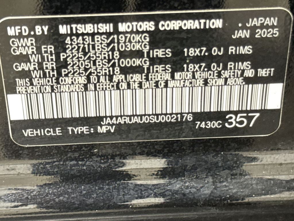 2025 Mitsubishi Outlander Sport 2.0 ES