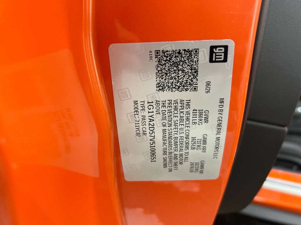 2027 Chevrolet Corvette Stingray 1LT
