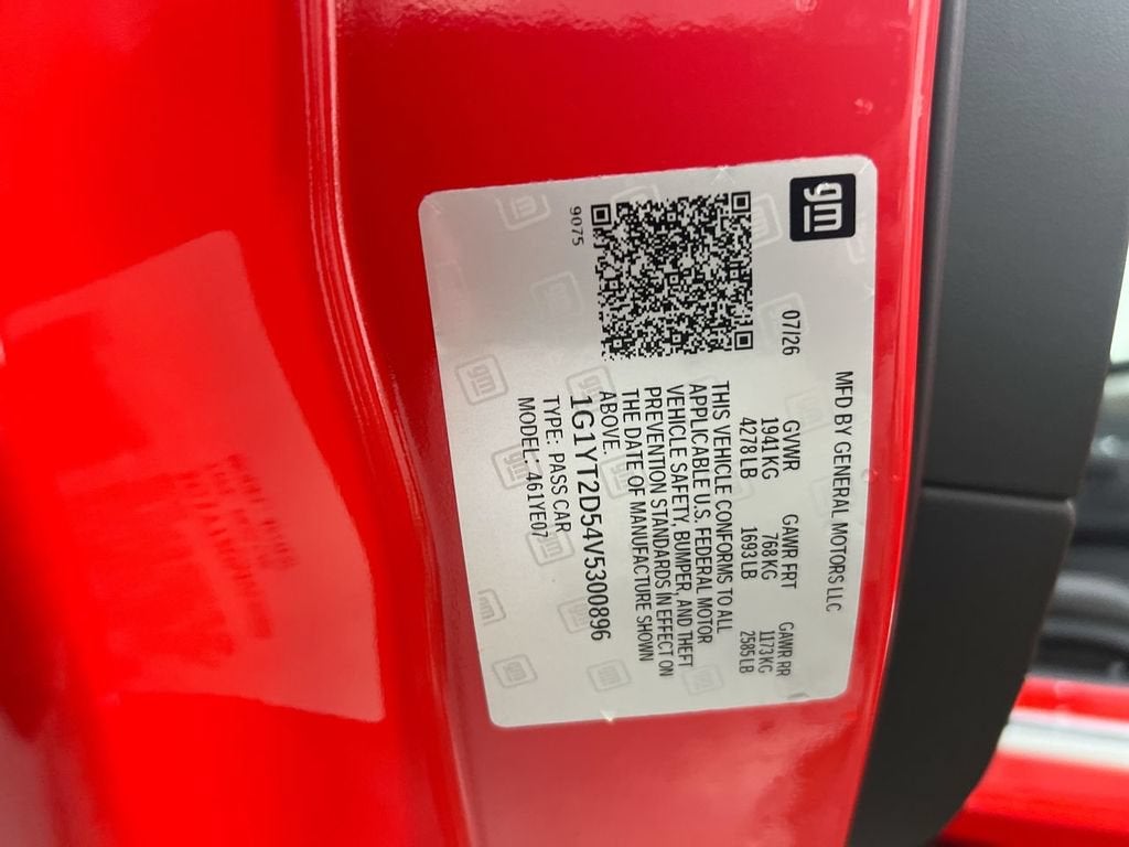 2027 Chevrolet Corvette Grand Sport 2LT