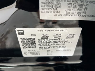 2026 Chevrolet Silverado 3500 HD High Country DRW