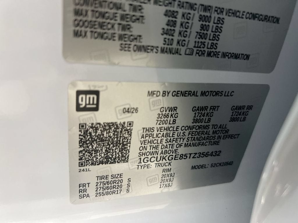 2026 Chevrolet Silverado 1500 LTZ