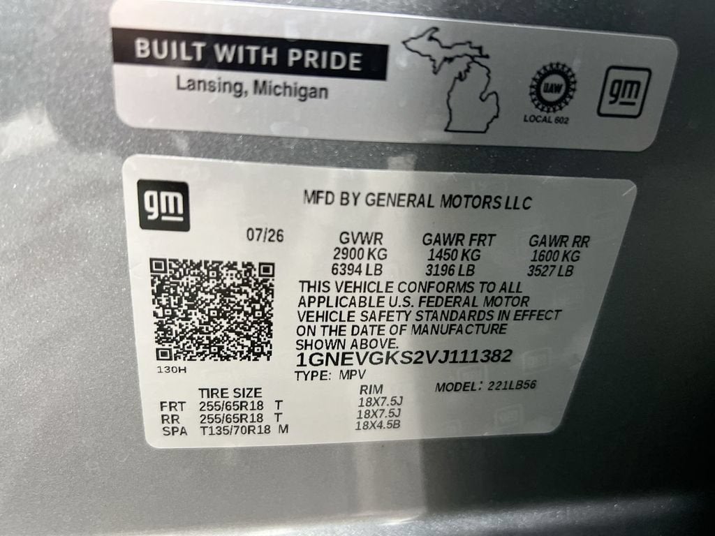 2027 Chevrolet Traverse LT