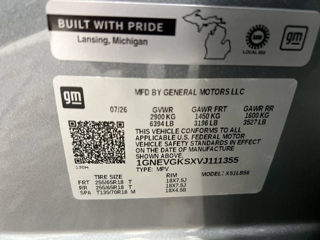 2027 Chevrolet Traverse LT