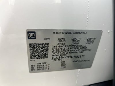 2026 Chevrolet Tahoe LT