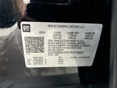 2026 Chevrolet Tahoe Premier