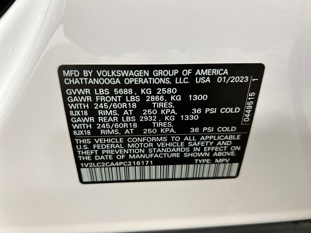 2023 Volkswagen Atlas Cross Sport 2.0T SE