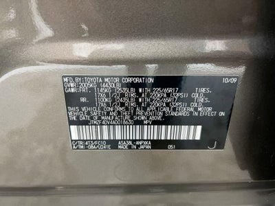 2010 Toyota RAV4 FWD 4dr 4-cyl 4-Spd AT (Natl)