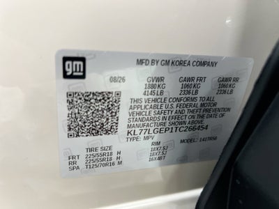 2026 Chevrolet Trax 1RS